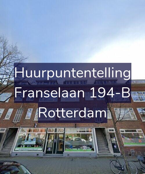 Foto gevel Huurpuntentelling voor Franselaan 194-B, Rotterdam