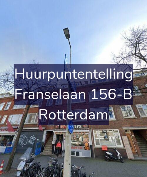 Foto gevel Huurpuntentelling voor Franselaan 156-B, Rotterdam