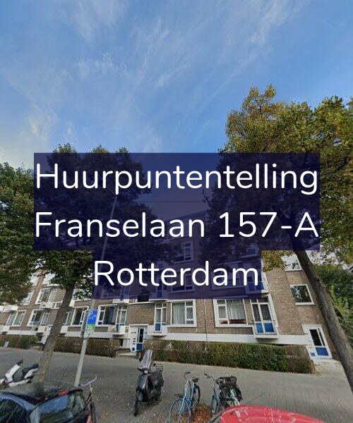 Foto gevel Huurpuntentelling voor Franselaan 157-A, Rotterdam