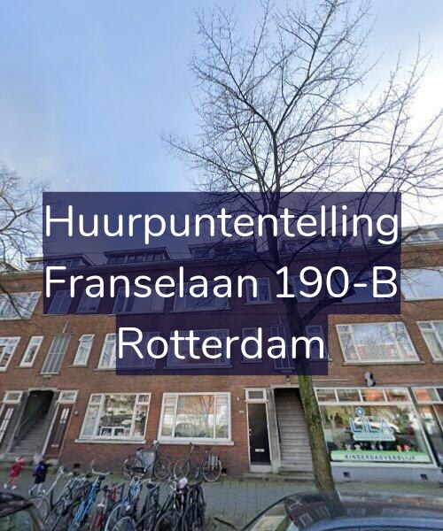 Foto gevel Huurpuntentelling voor Franselaan 190-B, Rotterdam