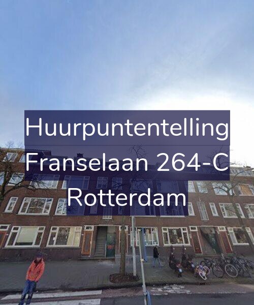 Foto gevel Huurpuntentelling voor Franselaan 264-C, Rotterdam