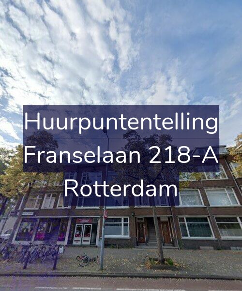 Foto gevel Huurpuntentelling voor Franselaan 218-A, Rotterdam