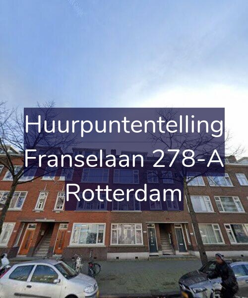 Foto gevel Huurpuntentelling voor Franselaan 278-A, Rotterdam