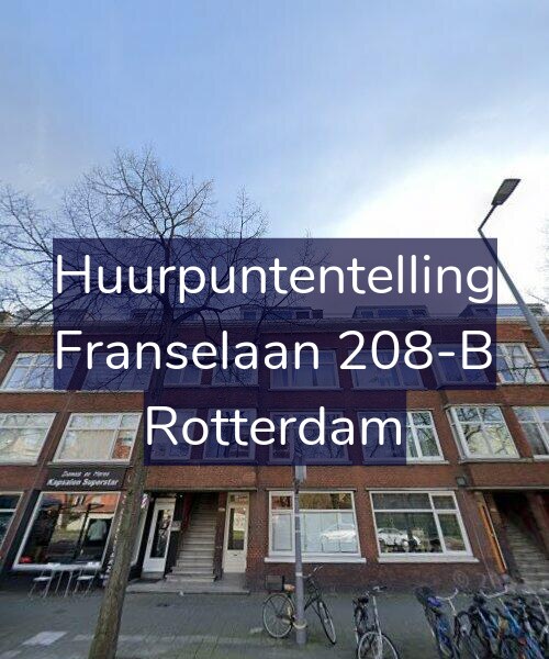 Foto gevel Huurpuntentelling voor Franselaan 208-B, Rotterdam