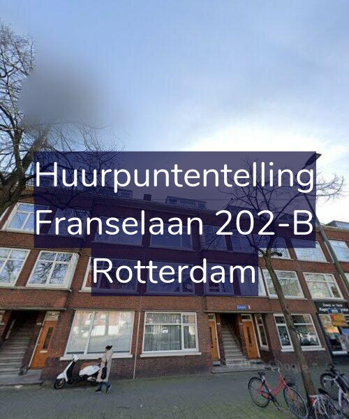 Foto gevel Huurpuntentelling voor Franselaan 202-B, Rotterdam