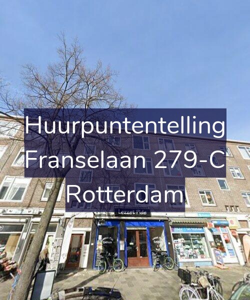 Foto gevel Huurpuntentelling voor Franselaan 279-C, Rotterdam
