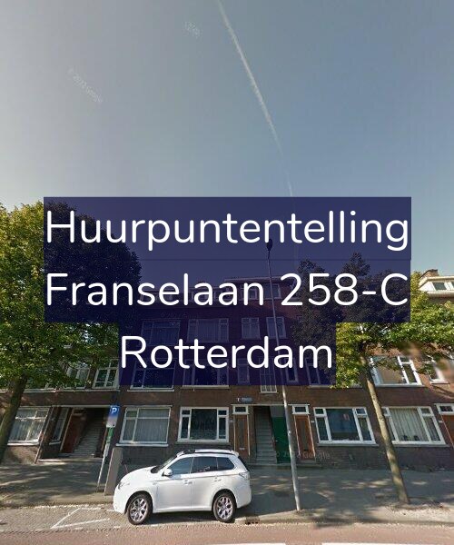 Foto gevel Huurpuntentelling voor Franselaan 258-C, Rotterdam