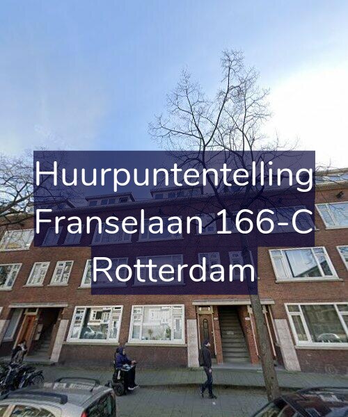 Foto gevel Huurpuntentelling voor Franselaan 166-C, Rotterdam