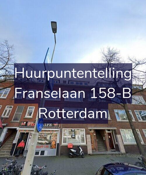 Foto gevel Huurpuntentelling voor Franselaan 158-B, Rotterdam
