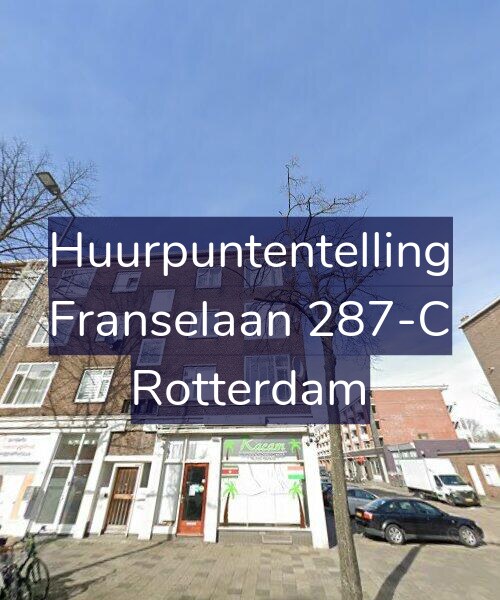 Foto gevel Huurpuntentelling voor Franselaan 287-C, Rotterdam