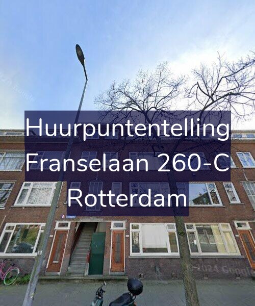 Foto gevel Huurpuntentelling voor Franselaan 260-C, Rotterdam