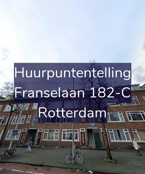 Foto gevel Huurpuntentelling voor Franselaan 182-C, Rotterdam