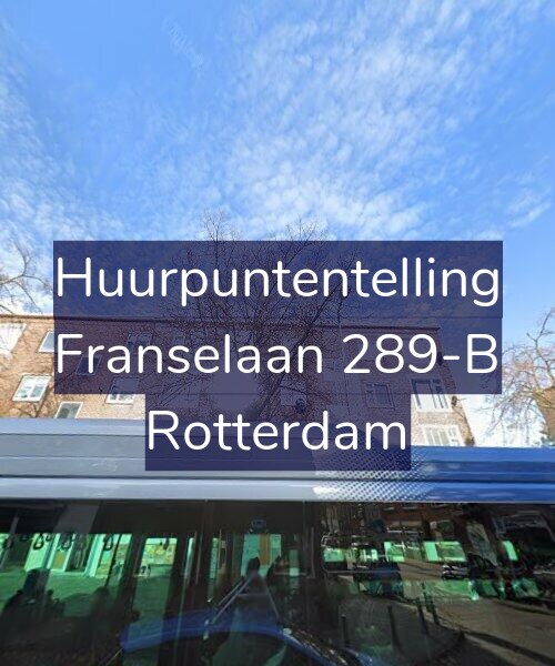 Foto gevel Huurpuntentelling voor Franselaan 289-B, Rotterdam