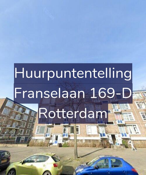 Foto gevel Huurpuntentelling voor Franselaan 169-D, Rotterdam