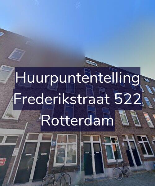 Foto gevel Huurpuntentelling voor Frederikstraat 522, Rotterdam