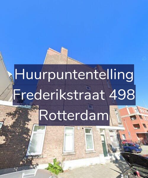 Foto gevel Huurpuntentelling voor Frederikstraat 498, Rotterdam