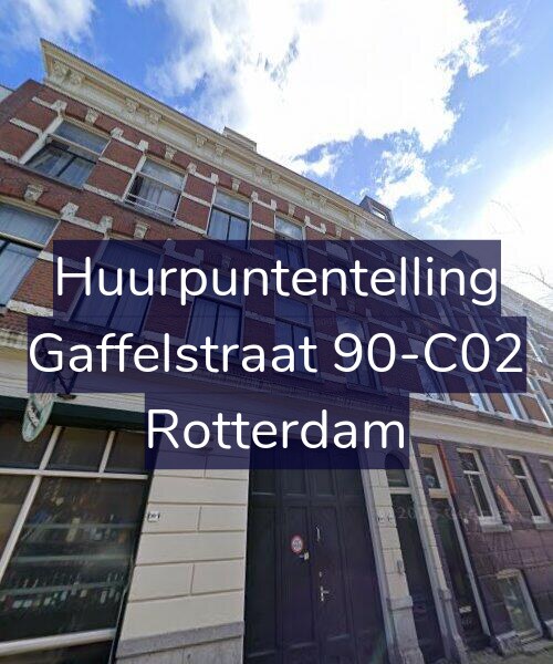 Foto gevel Huurpuntentelling voor Gaffelstraat 90-C02, Rotterdam