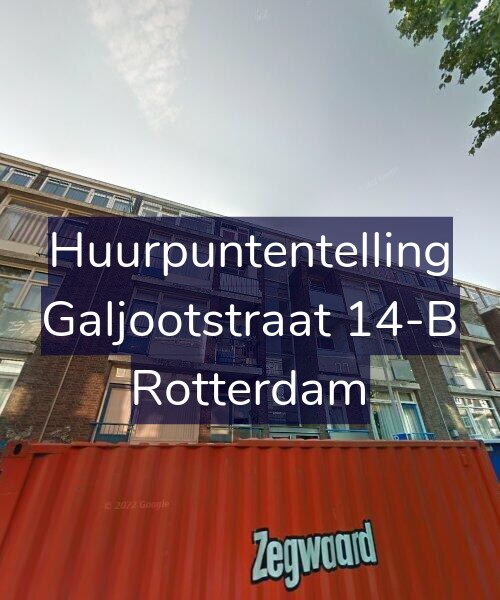 Foto gevel Huurpuntentelling voor Galjootstraat 14-B, Rotterdam