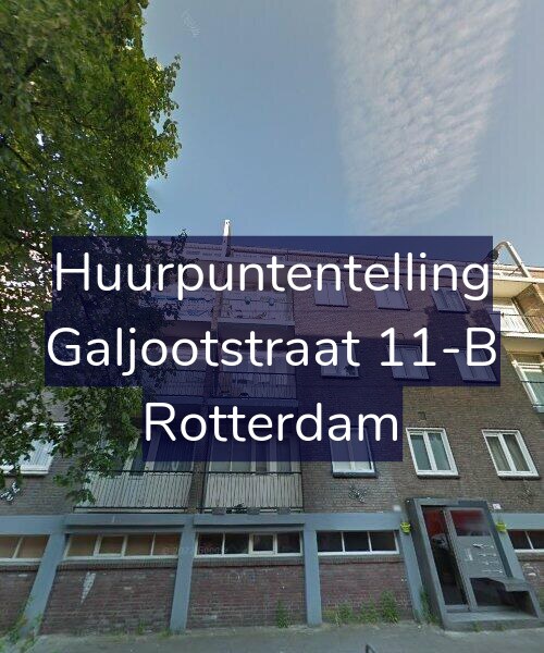 Foto gevel Huurpuntentelling voor Galjootstraat 11-B, Rotterdam