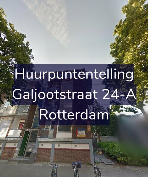 Foto gevel Huurpuntentelling voor Galjootstraat 24-A, Rotterdam