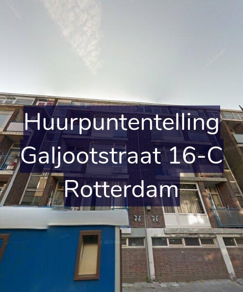 Foto gevel Huurpuntentelling voor Galjootstraat 16-C, Rotterdam