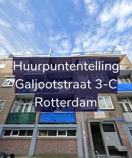 Foto gevel Huurpuntentelling voor Galjootstraat 3-C, Rotterdam