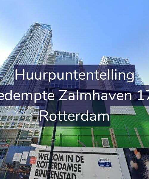 Foto gevel Huurpuntentelling voor Gedempte Zalmhaven 176, Rotterdam