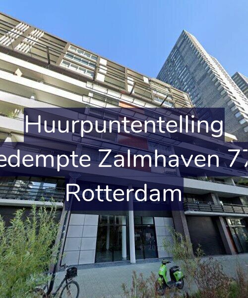 Foto gevel Huurpuntentelling voor Gedempte Zalmhaven 777, Rotterdam
