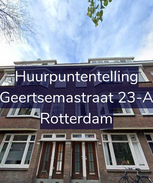 Foto gevel Huurpuntentelling voor Geertsemastraat 23-A, Rotterdam