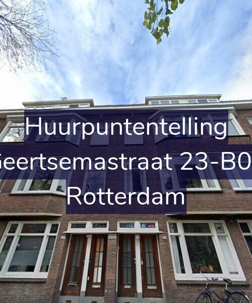Foto gevel Huurpuntentelling voor Geertsemastraat 23-B01, Rotterdam