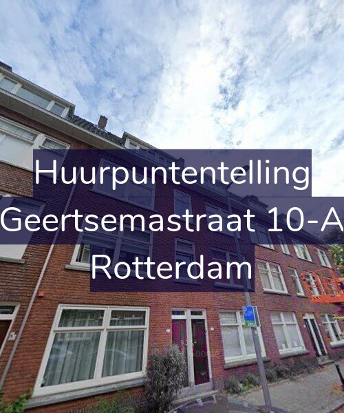 Foto gevel Huurpuntentelling voor Geertsemastraat 10-A, Rotterdam