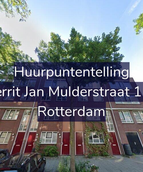 Foto gevel Huurpuntentelling voor Gerrit Jan Mulderstraat 110, Rotterdam