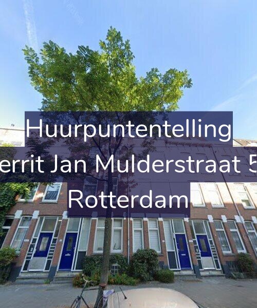 Foto gevel Huurpuntentelling voor Gerrit Jan Mulderstraat 57, Rotterdam