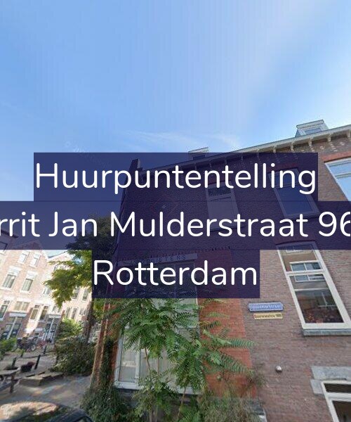 Foto gevel Huurpuntentelling voor Gerrit Jan Mulderstraat 96-A, Rotterdam
