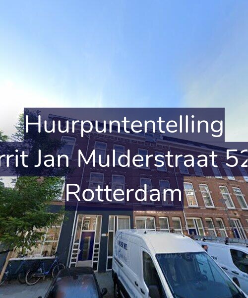 Foto gevel Huurpuntentelling voor Gerrit Jan Mulderstraat 52-D, Rotterdam