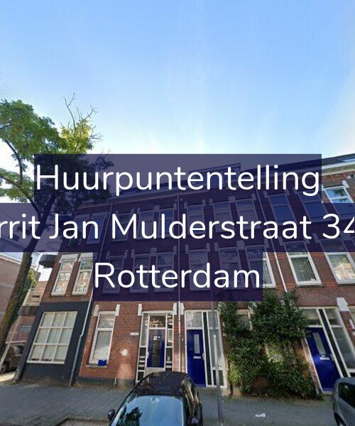 Foto gevel Huurpuntentelling voor Gerrit Jan Mulderstraat 34-A, Rotterdam