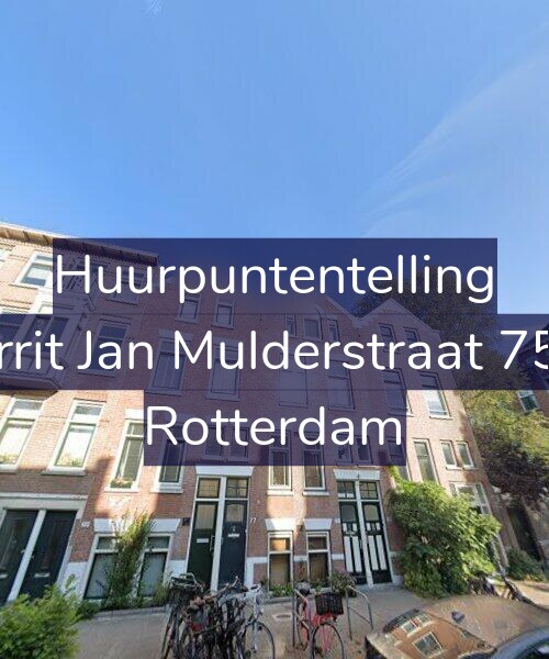 Foto gevel Huurpuntentelling voor Gerrit Jan Mulderstraat 75-B, Rotterdam