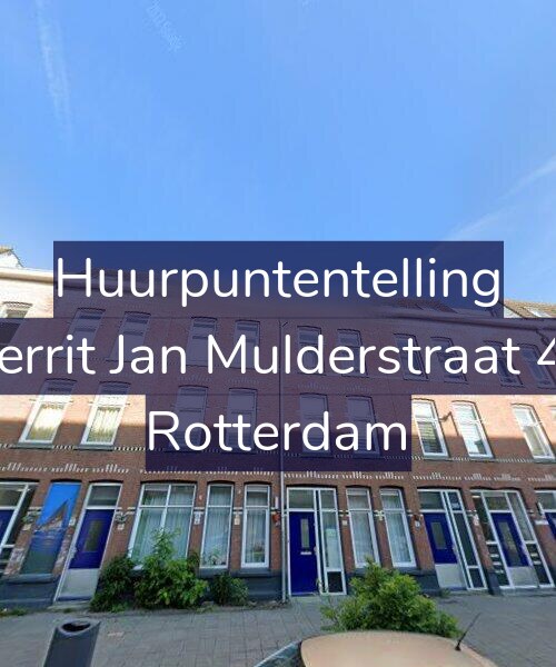 Foto gevel Huurpuntentelling voor Gerrit Jan Mulderstraat 41, Rotterdam