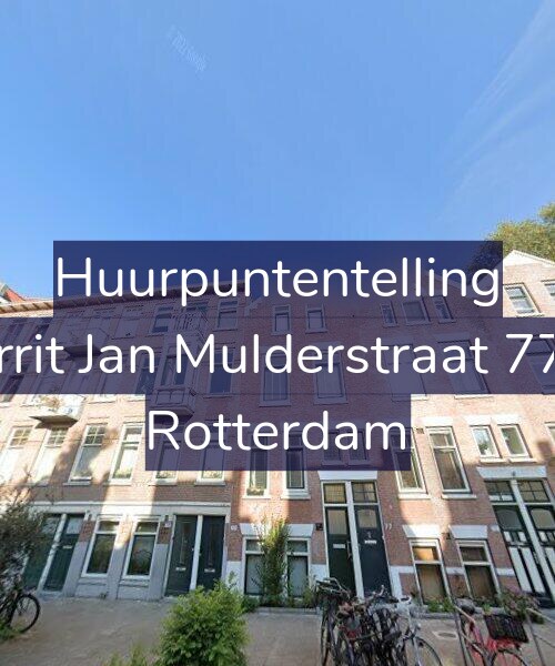 Foto gevel Huurpuntentelling voor Gerrit Jan Mulderstraat 77-B, Rotterdam