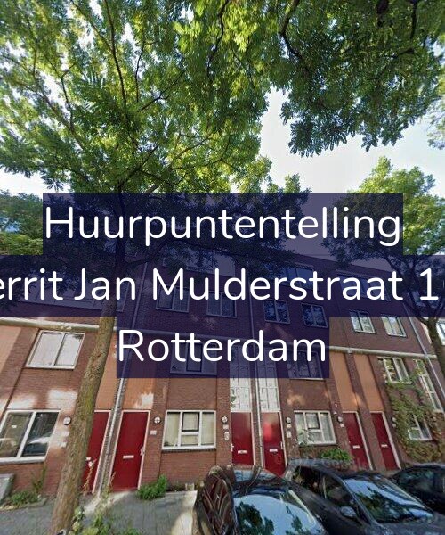 Foto gevel Huurpuntentelling voor Gerrit Jan Mulderstraat 106, Rotterdam