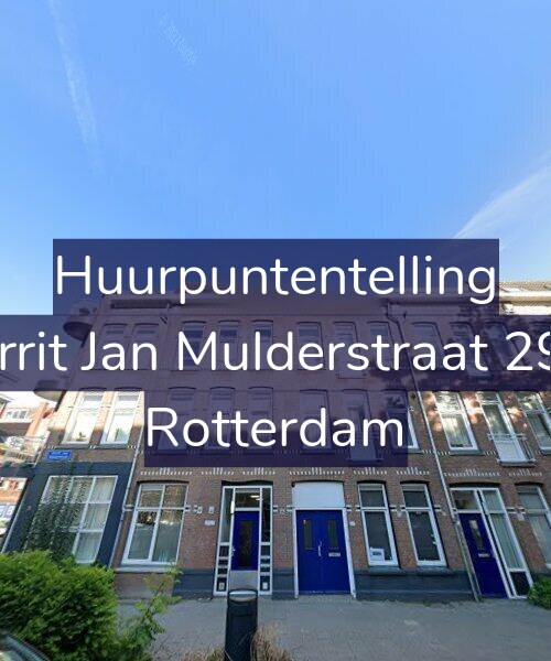 Foto gevel Huurpuntentelling voor Gerrit Jan Mulderstraat 29-F, Rotterdam