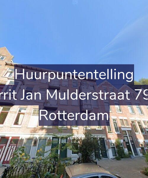Foto gevel Huurpuntentelling voor Gerrit Jan Mulderstraat 79-A, Rotterdam