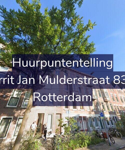 Foto gevel Huurpuntentelling voor Gerrit Jan Mulderstraat 83-A, Rotterdam
