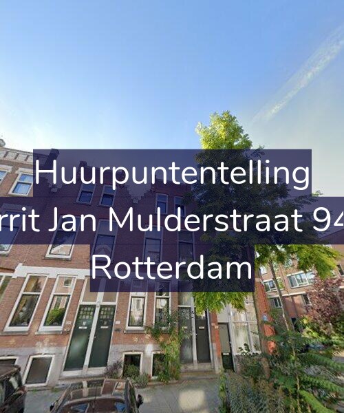 Foto gevel Huurpuntentelling voor Gerrit Jan Mulderstraat 94-B, Rotterdam