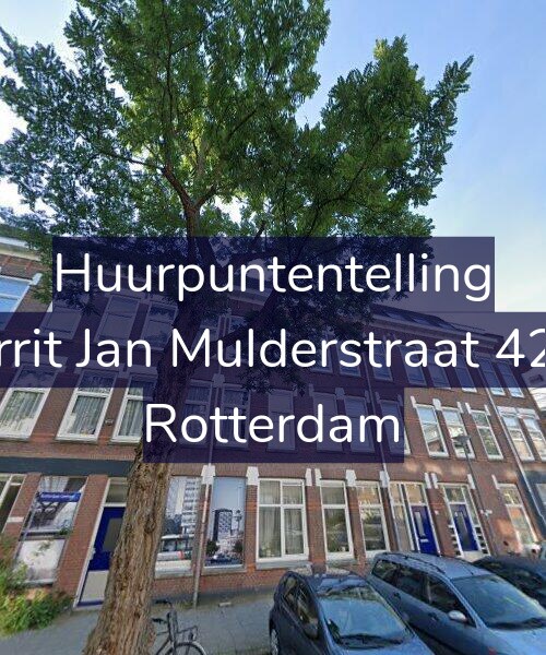 Foto gevel Huurpuntentelling voor Gerrit Jan Mulderstraat 42-D, Rotterdam