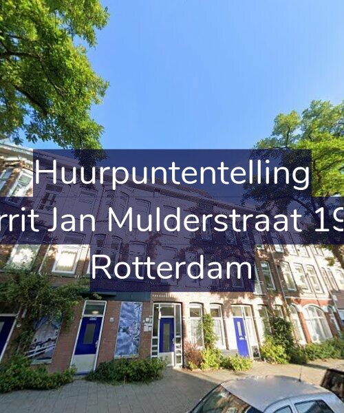 Foto gevel Huurpuntentelling voor Gerrit Jan Mulderstraat 19-A, Rotterdam