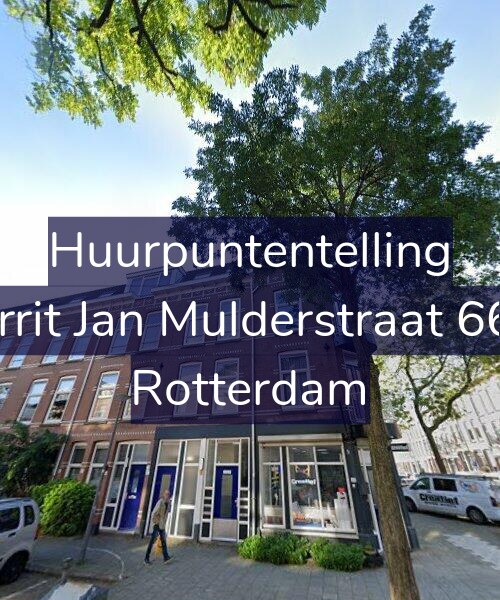 Foto gevel Huurpuntentelling voor Gerrit Jan Mulderstraat 66-F, Rotterdam
