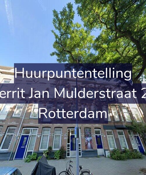 Foto gevel Huurpuntentelling voor Gerrit Jan Mulderstraat 25, Rotterdam