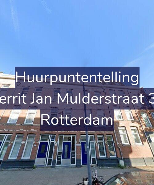 Foto gevel Huurpuntentelling voor Gerrit Jan Mulderstraat 33, Rotterdam