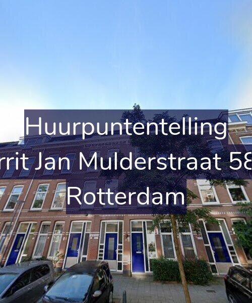 Foto gevel Huurpuntentelling voor Gerrit Jan Mulderstraat 58-D, Rotterdam